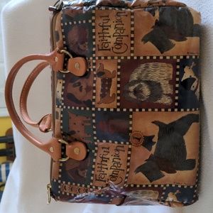 Dog inspired bag. Plastic with zipper top.